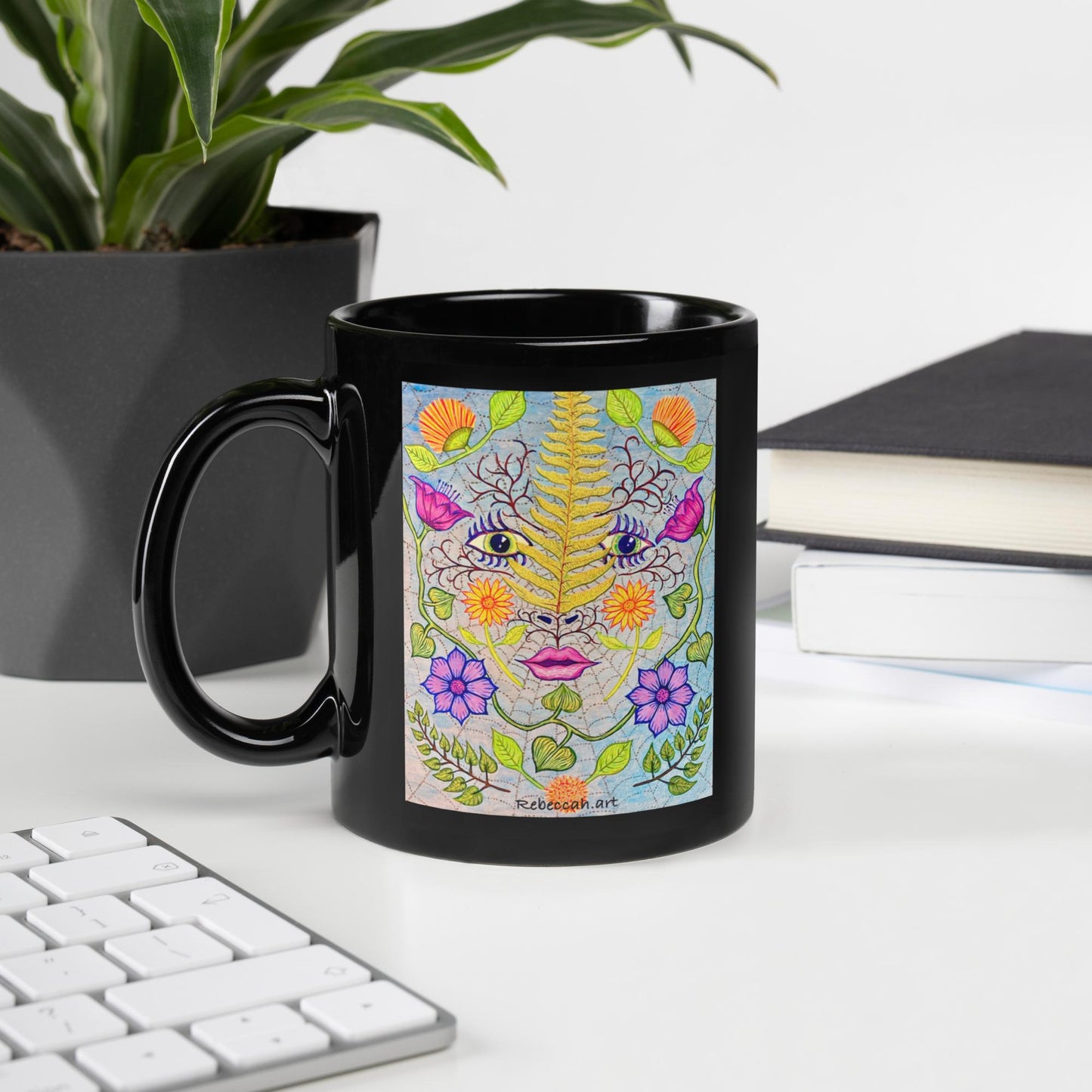 A - Nature face - mug