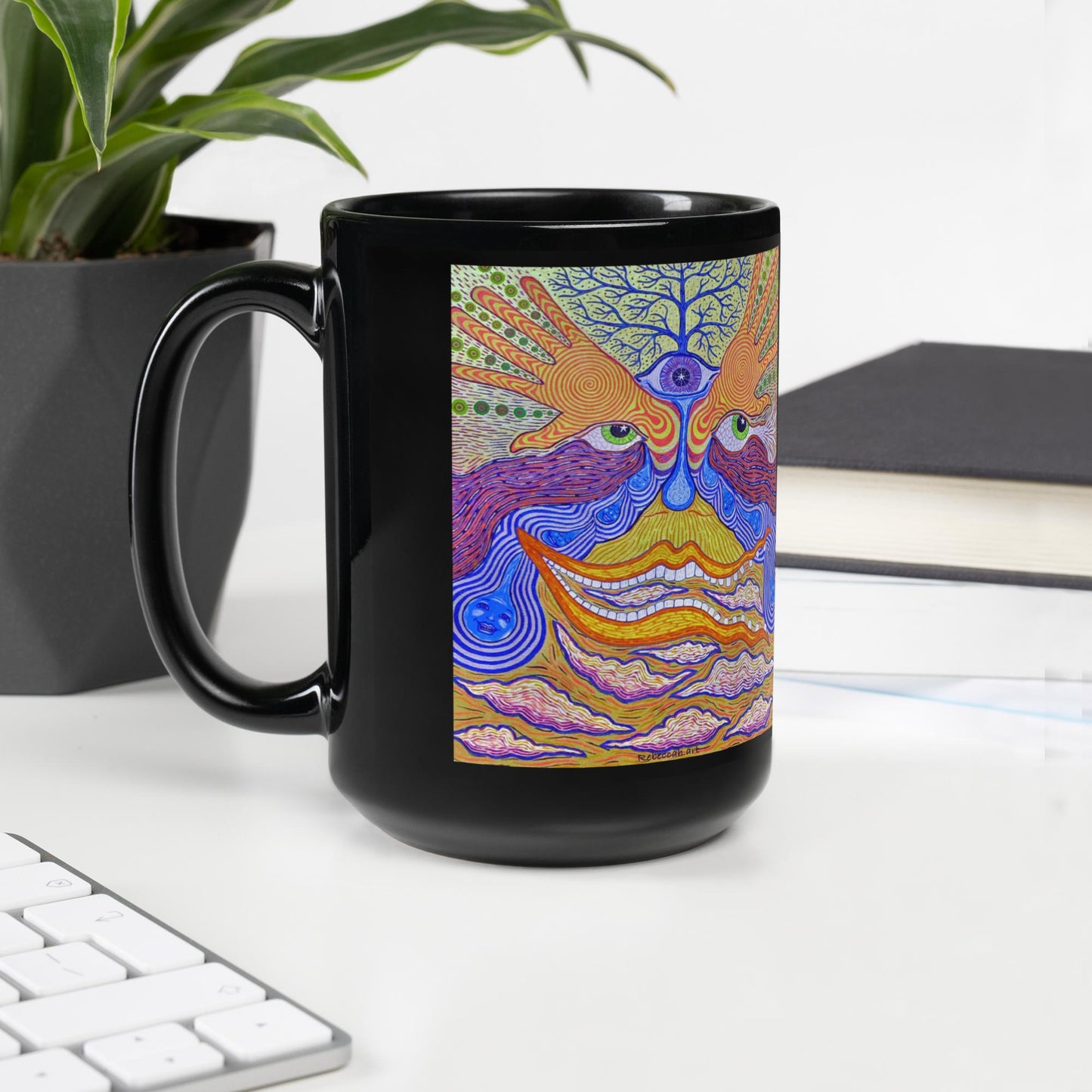 A - Mind’s eye - Black Glossy Mug