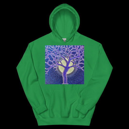 B - Full moon and tree - Unisex Hoodie