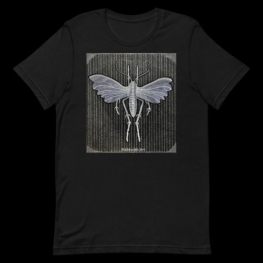 B - White plumed moth t-shirt