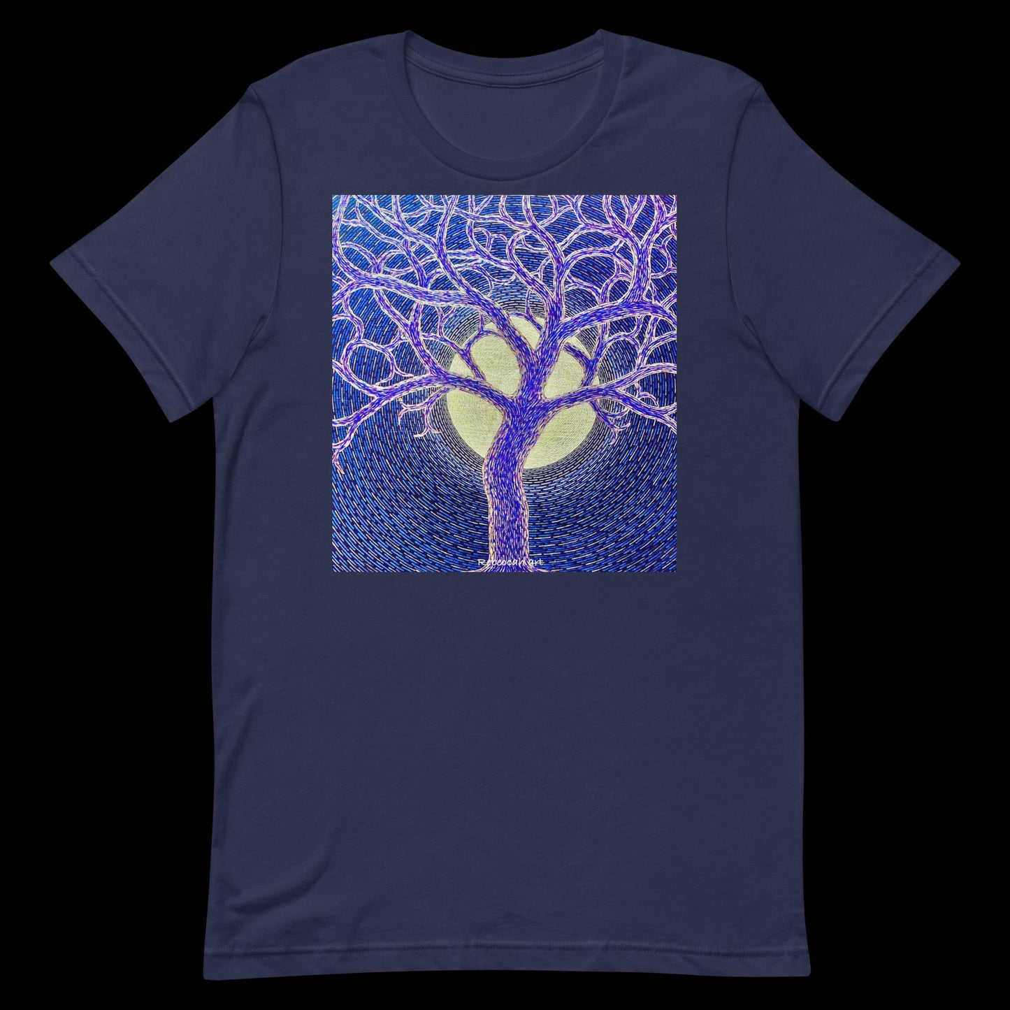 B - Full moon and tree - Unisex t-shirt